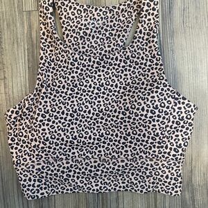 ALLFENIX MED Chic Leopard Print Tank Top bra
